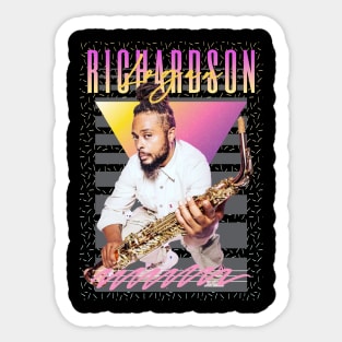 Logan Richardson Retro Style Fan Art Sticker